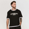 Tričko Oversized Varsity Black - GymBeam Veľkosť: M 116215-2-M Tričko Oversized Varsity Black - GymBeam Veľkosť: M 116215-2-M
