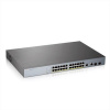 Zyxel GS1350-26HP 26portový inteligentný spravovaný CCTV PoE switch, dlhý dosah, 375W, 24x GbE, 2x combo RJ45/SFP GS1350-26HP-EU0101F ZyXEL Zyxel GS1350-26HP 26portový inteligentný spravovaný CCTV PoE switch, dlhý dosah, 375W, 24x GbE, 2x combo RJ45/SFP GS1350-26HP-EU0101F ZyXEL