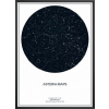 Hviezdna mapa Noc v tichu Hviezdna mapa Noc v tichu