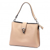 Dámska kožená kabelka cez rameno Luka 24-069 púdrovej farby 27 x 21,5 x 13 cm Dámska kožená kabelka cez rameno Luka 24-069 púdrovej farby 27 x 21,5 x 13 cm
