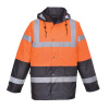 PORTWEST HI-VIS TRAFFIC S467 / Zateplená reflexná bunda 5XL PORTWEST HI-VIS TRAFFIC S467 / Zateplená reflexná bunda 5XL