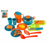 Teddies Kuchynská sada riadu plast v sáčku 28x28cm Teddies Kuchynská sada riadu plast v sáčku 28x28cm