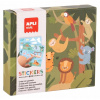 Súprava s nálepkami Apli Kids - Safari Súprava s nálepkami Apli Kids - Safari
