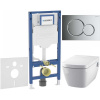 GEBERIT Duofix súprava 5v1 - inštalačný modul, závesná sprchová toaleta Rimless a Softclose WC sedadlo TECEone, tlačidlo Sigma01 Round, 115.770.21.5 (lesklý chróm), SANI11CT1101 GEBERIT Duofix súprava 5v1 - inštalačný modul, závesná sprchová toaleta Rimless a Softclose WC sedadlo TECEone, tlačidlo Sigma01 Round, 115.770.21.5 (lesklý chróm), SANI11CT1101