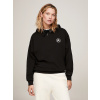 Tommy Hilfiger dámska čierna mikina s kapucňou WW0WW39798 L Tommy Hilfiger dámska čierna mikina s kapucňou WW0WW39798 L