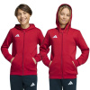 Detská mikina adidas Entrada 26 Full Zip Hoodie červená KH1781 152CM Detská mikina adidas Entrada 26 Full Zip Hoodie červená KH1781 152CM