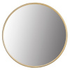KOVOVÉ ZRKADLO okr. 80cm ZLATO retro (KOVOVÉ ZRKADLO okr. 80cm ZLATO retro) KOVOVÉ ZRKADLO okr. 80cm ZLATO retro (KOVOVÉ ZRKADLO okr. 80cm ZLATO retro)
