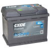 Autobatéria EXIDE Premium 12V 64Ah 640A EA640 (Akumulátor EXIDE Premium 12V 64Ah 640A EA640)