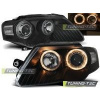 Predné svetlá Volkswagen Passat 3C, 2005-2010, Angel Eyes, čierne black Predné svetlá Volkswagen Passat 3C, 2005-2010, Angel Eyes, čierne black