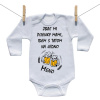 Boodyy Body s dlhým rukávom Idem s tatom na jedno 92 (18-24 mesiacov) Boodyy Body s dlhým rukávom Idem s tatom na jedno 92 (18-24 mesiacov)