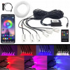 6x RGB AMBIENTNÉ OSVETLENIE KABÍNY EL WIRE LED S OPTICKÝM VLÁKNOM, OVLÁDANIE CEZ APLIKÁCIU, BT, 8m 6x RGB AMBIENTNÉ OSVETLENIE KABÍNY EL WIRE LED S OPTICKÝM VLÁKNOM, OVLÁDANIE CEZ APLIKÁCIU, BT, 8m
