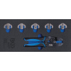 Náraďový modul 1/3 - BGS104027 Krimpovacie kliešte s 5 pármi lisovacích čeľustí. Sada 11 dielov (BGS104027) Náraďový modul 1/3 - BGS104027 Krimpovacie kliešte s 5 pármi lisovacích čeľustí. Sada 11 dielov (BGS104027)