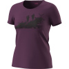 Tričko DYNAFIT Graphic Cotton W S/S Tee Amaranth Runners Fialová S Tričko DYNAFIT Graphic Cotton W S/S Tee Amaranth Runners Fialová S