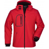 DAIBER JN1000 / Pánska 3-vrstvová zimná softshellová bunda - red XL DAIBER JN1000 / Pánska 3-vrstvová zimná softshellová bunda - red XL
