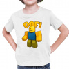 Oof - detské tričko s potlačou pre fanúšikov hry Roblox - Tričkový | 0 | Biela | Junior Oof - detské tričko s potlačou pre fanúšikov hry Roblox - Tričkový | 0 | Biela | Junior