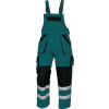 CERVA MAX WINTER REFLEX / Zateplené nohavice s trakmi - zelená/čierna 54 CERVA MAX WINTER REFLEX / Zateplené nohavice s trakmi - zelená/čierna 54