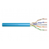 DIGITUS CAT 6A U-UTP installation cable, 500 MHz Dca (EN 50575), AWG 23/1, 500 m drum, sx, blue DIGITUS CAT 6A U-UTP installation cable, 500 MHz Dca (EN 50575), AWG 23/1, 500 m drum, sx, blue