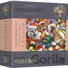 TREFL Wood Craft Origin Vánoční kočky 501 dielov TREFL Wood Craft Origin Vánoční kočky 501 dielov