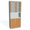 Policová skriňa Strong, 80x192x40 cm, jelša/sivá Policová skriňa Strong, 80x192x40 cm, jelša/sivá