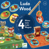Djeco Ludo Wood 4 hry v lese Djeco Ludo Wood 4 hry v lese