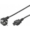 PremiumCord Kabel síťový 230V k notebooku 1m, trojlístek PremiumCord Kabel síťový 230V k notebooku 1m, trojlístek