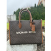 Michael Kors Mirella hnedá s monogramom Michael Kors Mirella hnedá s monogramom