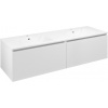 Sapho LOREA skrinka s dvojumývadlom 161x46x51,5cm (80a80cm), biela matná LE080-3131-01 Sapho LOREA skrinka s dvojumývadlom 161x46x51,5cm (80a80cm), biela matná LE080-3131-01