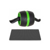 Springos Posilňovacie koliesko AB ROLLER zelené + podložka Springos Posilňovacie koliesko AB ROLLER zelené + podložka