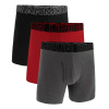 Under Armour Boxers 3-Pack Mens Blk/Red/Gry Medium Under Armour Boxers 3-Pack Mens Blk/Red/Gry Medium