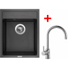 Sinks Classic 400 Metalblack + Vitalia Sinks Classic 400 Metalblack + Vitalia