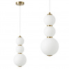 Závesné stropné LED svietidlo LHJ113-3CP kefované zlato Závesné stropné LED svietidlo LHJ113-3CP kefované zlato