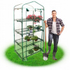 Záhradný skleník - Greenhouse Mini balkón 4 police záhradná fólia (Mini balkónový skleník so 4 policami, fólia GARDEN) Záhradný skleník - Greenhouse Mini balkón 4 police záhradná fólia (Mini balkónový skleník so 4 policami, fólia GARDEN)