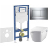 GEBERIT Duofix súprava 5v1 - inštalačný modul, závesná sprchová toaleta Rimless a Softclose WC sedadlo TECEone, tlačidlo Sigma20 Square, 115.883.KH.1 (lesklý chróm), SANI11CT1105 GEBERIT Duofix súprava 5v1 - inštalačný modul, závesná sprchová toaleta Rimless a Softclose WC sedadlo TECEone, tlačidlo Sigma20 Square, 115.883.KH.1 (lesklý chróm), SANI11CT1105