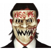 STRAŠIDELNÁ MASKA KISS ME NOC OČISTY PURGE STRAŠIDELNÁ MASKA KISS ME NOC OČISTY PURGE