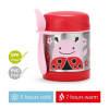 SKIP HOP Zoo Termoska na jedlo s lyžičko/vidličkou Lienka 325 ml, 3+ SKIP HOP Zoo Termoska na jedlo s lyžičko/vidličkou Lienka 325 ml, 3+