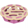 TRIXIE Interaktivní hra pro kočky Hole'n'Roll – květina, ø 30 × 7.5 cm, filc, růžová/béžová TRIXIE Interaktivní hra pro kočky Hole'n'Roll – květina, ø 30 × 7.5 cm, filc, růžová/béžová