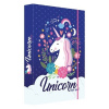 Box na zošity Jumbo A4 Unicorn Are Real, s gumičkou Box na zošity Jumbo A4 Unicorn Are Real, s gumičkou
