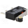 Mikrospínač SNAP ACTION s páčkou (s kladkou) SPDT 0,1A/30VDC Mikrospínač SNAP ACTION s páčkou (s kladkou) SPDT 0,1A/30VDC