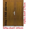 Soft Dvojkrídlové vchodové dvere plastové plné Emily 145x175 cm - Akce! Soft Dvojkrídlové vchodové dvere plastové plné Emily 145x175 cm - Akce!