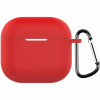 AppleKing ochranný silikónový obal s karabínou pre AirPods 4 - červený - možnosť vrátiť tovar ZADARMO do 30tich dní AppleKing ochranný silikónový obal s karabínou pre AirPods 4 - červený - možnosť vrátiť tovar ZADARMO do 30tich dní