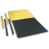 Tatami puzzle CHECKER 1m x 1m x 2cm černo-žlutá Tatami puzzle CHECKER 1m x 1m x 2cm černo-žlutá