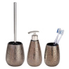 Trojdielna keramická kúpeľňová súprava v bronzovej farbe Wenko Marrakesh Trojdielna keramická kúpeľňová súprava v bronzovej farbe Wenko Marrakesh