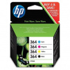 HP originál ink N9J73AE, HP 364 Combo pack, CMYK, 4-pack + paper HP originál ink N9J73AE, HP 364 Combo pack, CMYK, 4-pack + paper