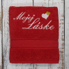 Vyšívaná Osuška s nápisom Mojej láske Vyšívaná Osuška s nápisom Mojej láske