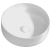 KIELLE Idolio okrúhle umývadlo na dosku bez otvoru, bez prepadu, priemer 360 mm, biela, 30624430 KIELLE Idolio okrúhle umývadlo na dosku bez otvoru, bez prepadu, priemer 360 mm, biela, 30624430