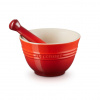 Le Creuset Mažiar s tĺčikom 11 cm, CERISE, kamenina Le Creuset Mažiar s tĺčikom 11 cm, CERISE, kamenina
