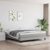 zahrada-XL Boxspring posteľ s matracom bledosivá 180x200 cm látka 3144093 zahrada-XL Boxspring posteľ s matracom bledosivá 180x200 cm látka 3144093