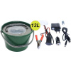 Vzduchovací motorček AA/USB/230V + Rízkovnica 13/18L Vedro 13L Vzduchovací motorček AA/USB/230V + Rízkovnica 13/18L Vedro 13L