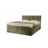 Wilsondo Čalúnená boxspring posteľ DEAN - olivová Rozmer: 180x200 Wilsondo Čalúnená boxspring posteľ DEAN - olivová Rozmer: 180x200
