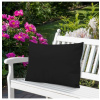 Záhradný vankúš vodeodolný 50x70 cm čierny Čierna 50 x 70 cm Záhradný vankúš vodeodolný 50x70 cm čierny Čierna 50 x 70 cm